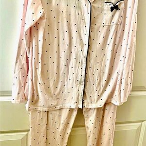 Pink Polka Dot Kids Pajamas